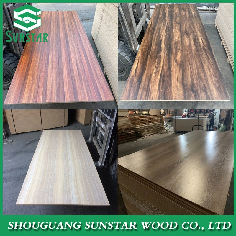 Sapeli/Oak/Teak/Ash/High Glossy/Matt/Embossed/UV/Melamine Natural Wood Veneer Laminated MDF